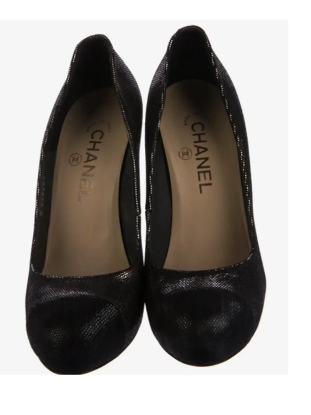 Chanel Interlocking CC Logo Pumps - Size 8
